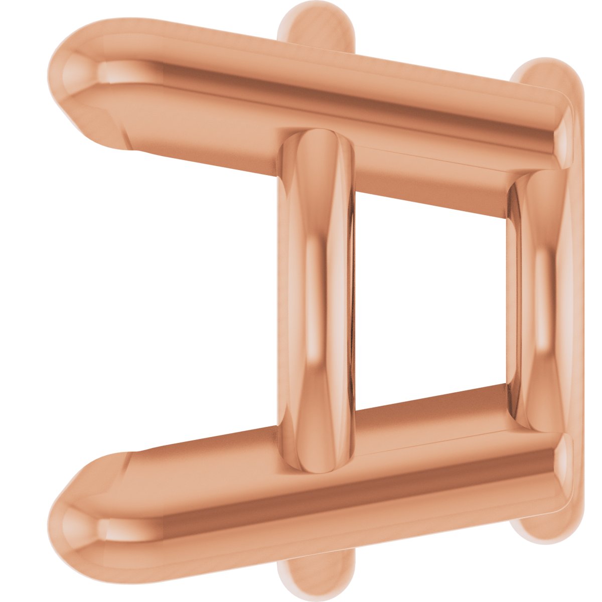 Round 4-Prong Earring Setting