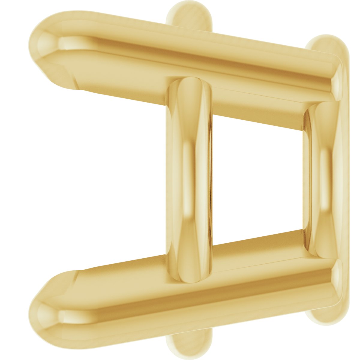 Round 4-Prong Earring Setting