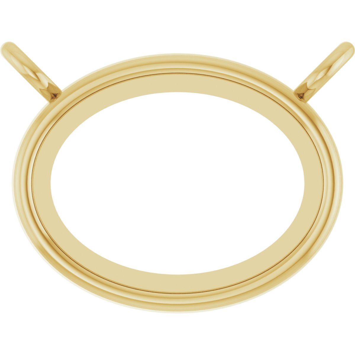 Bezel-Set Cabochon Necklace Center