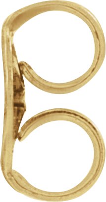 3.7 mm OD Push-On/Screw-Off Threaded Earring Back