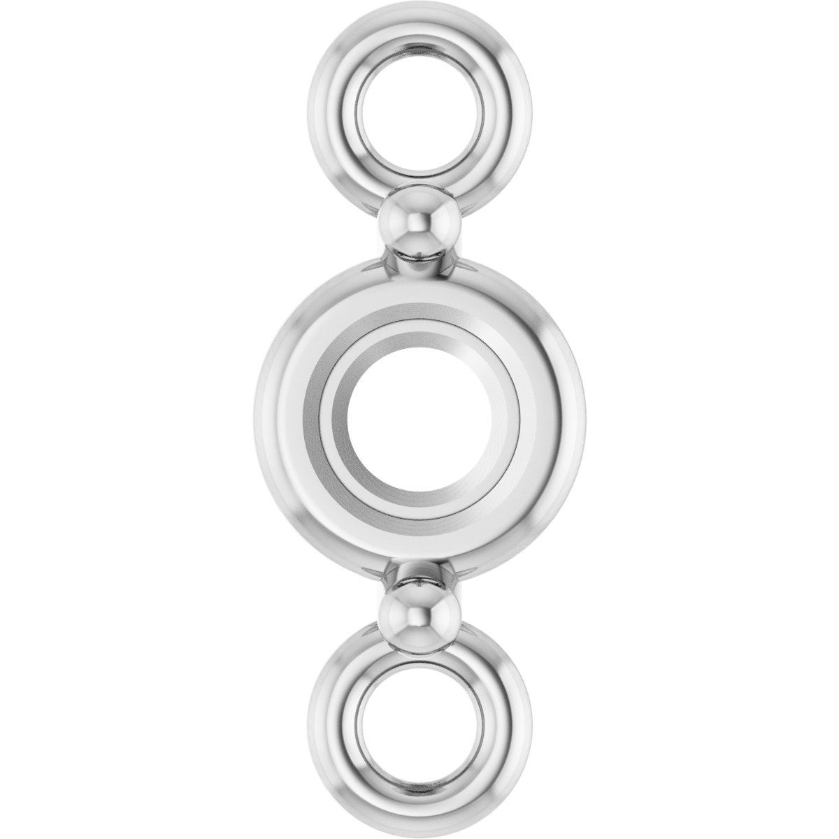Petite Pavé® Solitaire Link