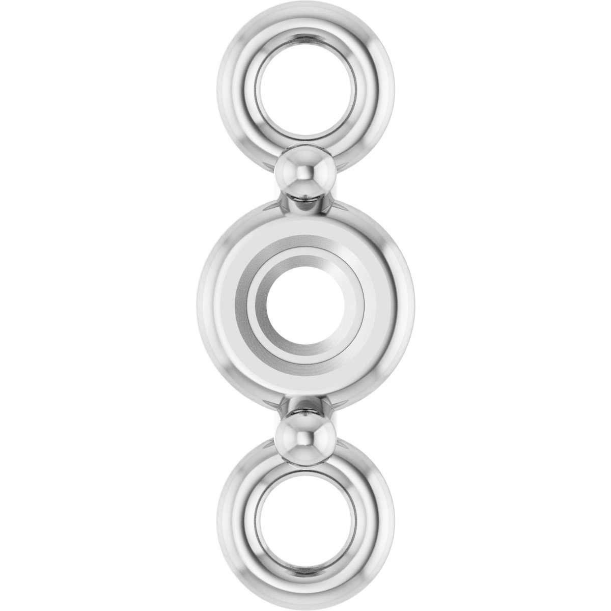 Petite Pavé® Solitaire Link