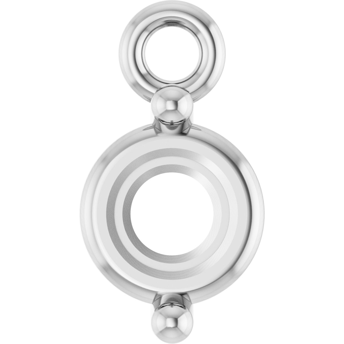 Round 4-Prong Basket Dangle