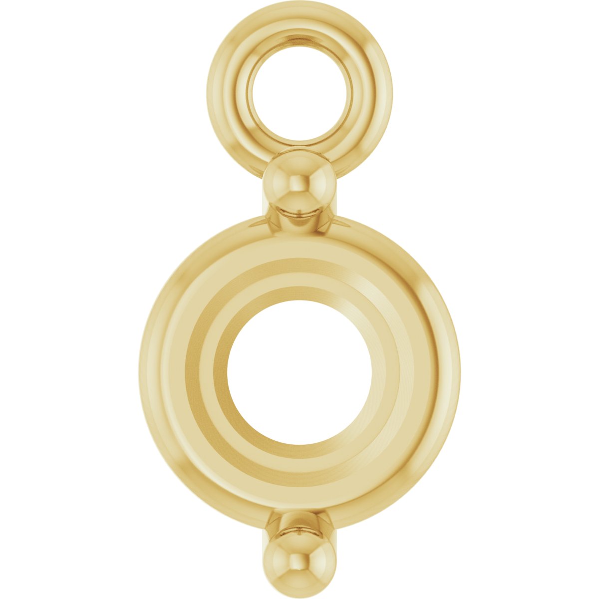 Round 4-Prong Basket Dangle