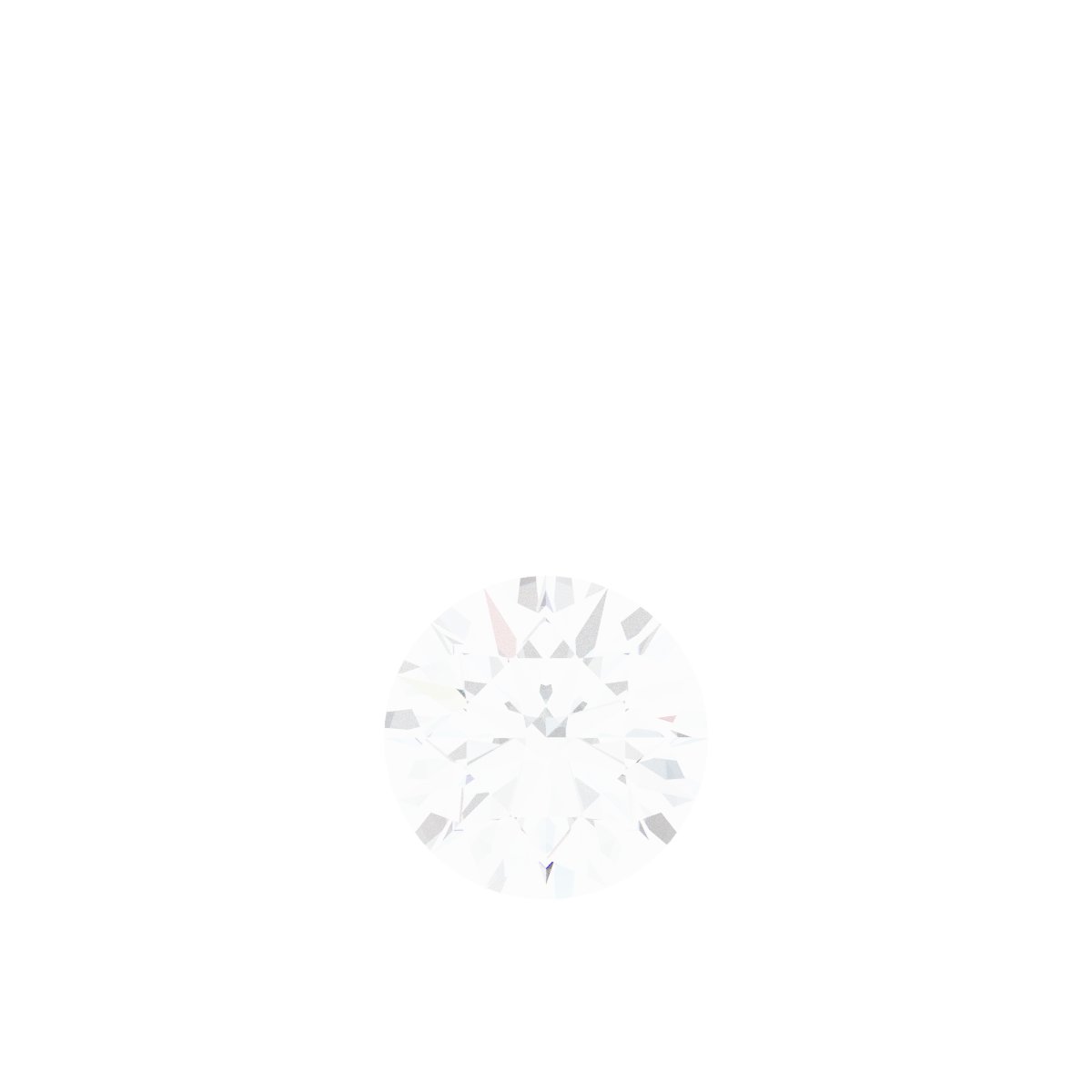 Round Bezel-Set Dangle