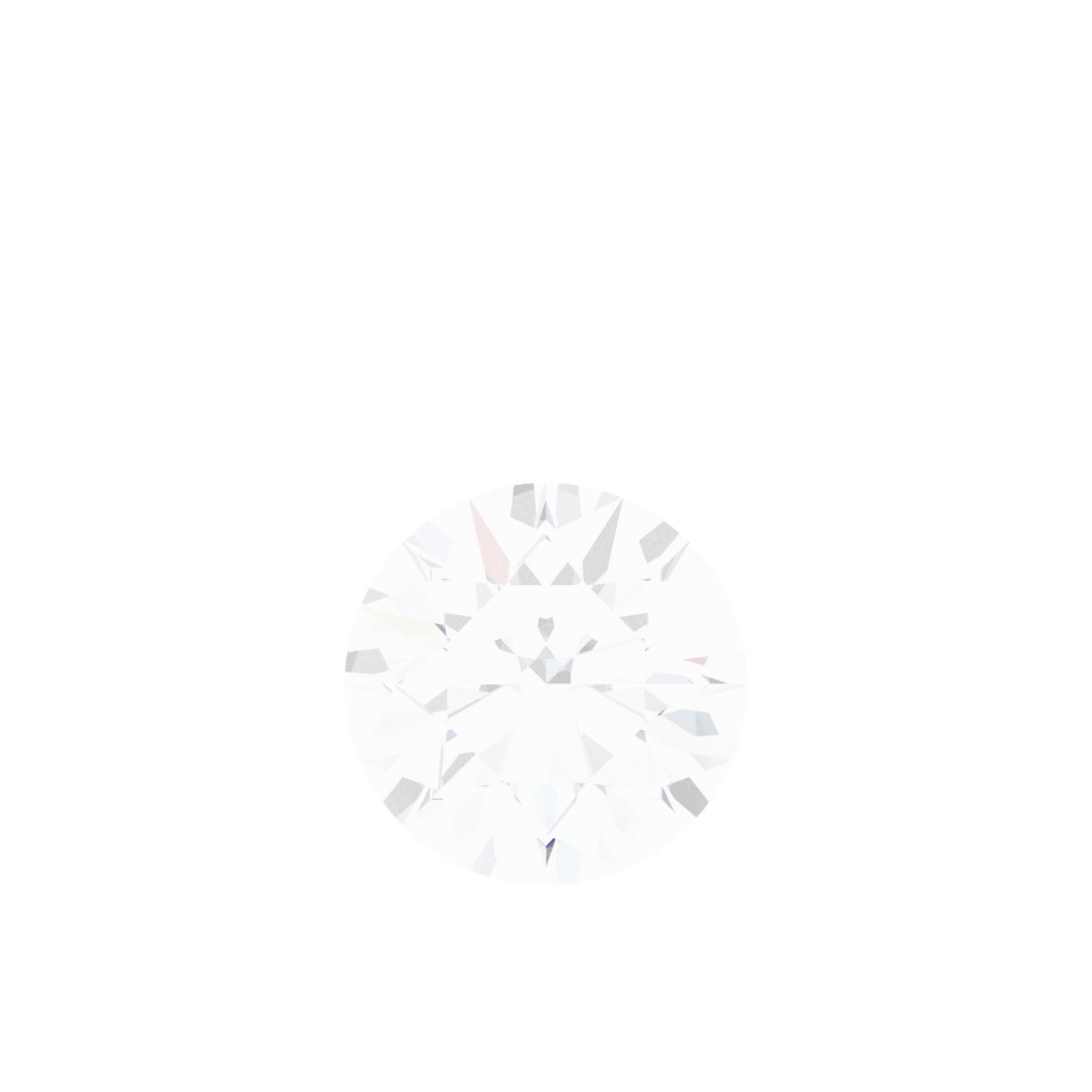 Round Bezel-Set Dangle
