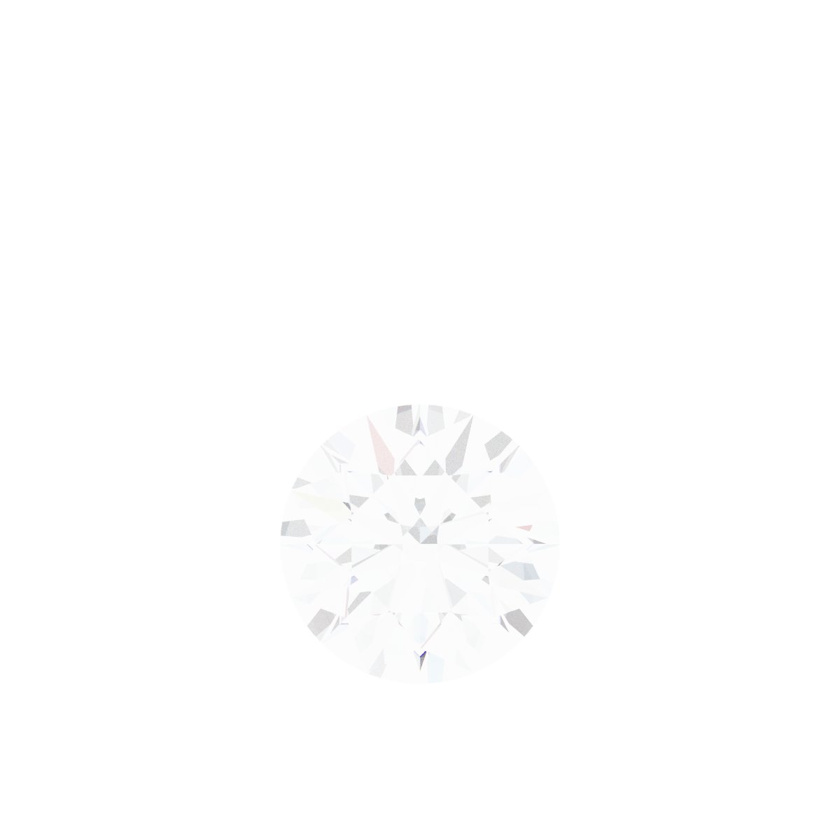 Round Bezel-Set Dangle
