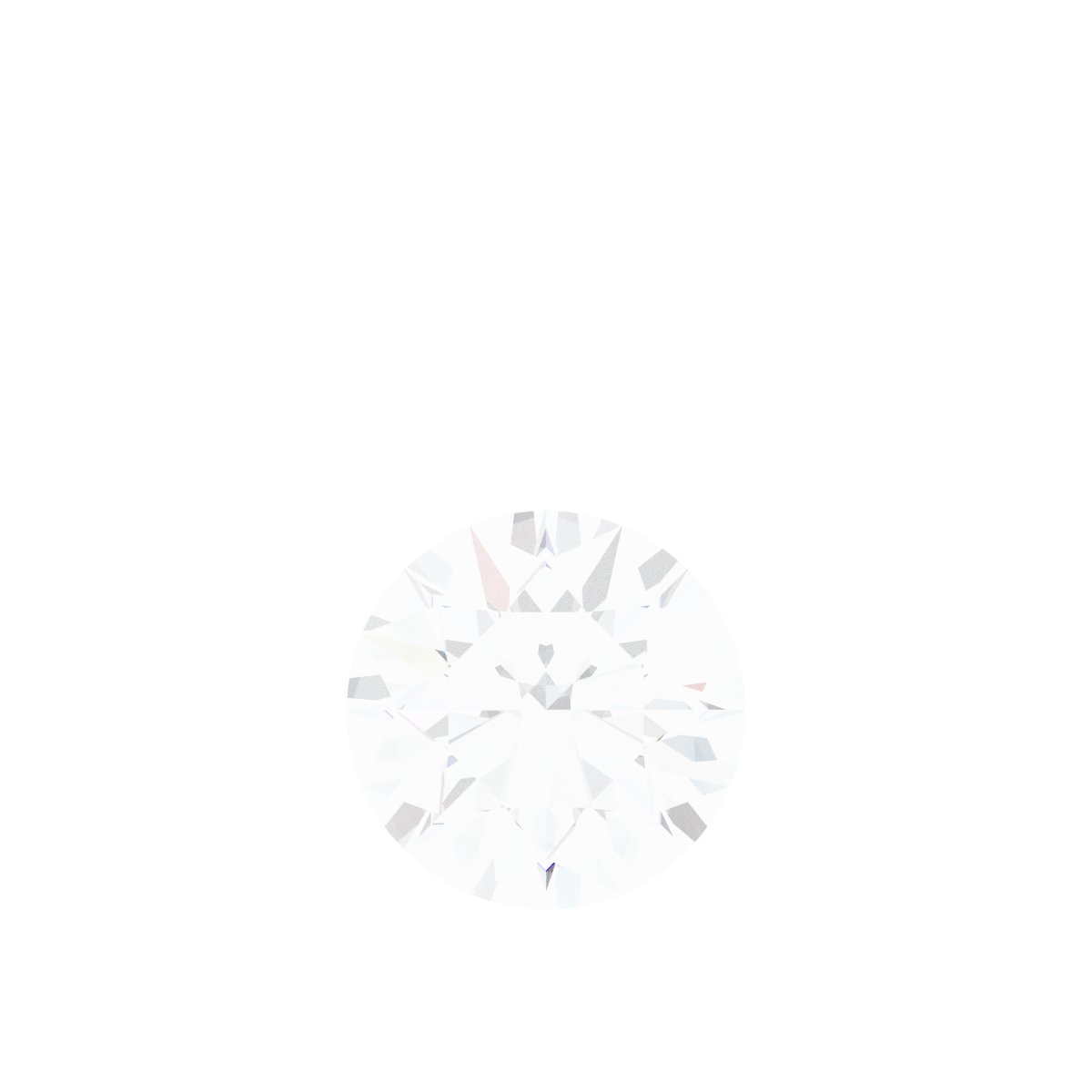Round Bezel-Set Dangle