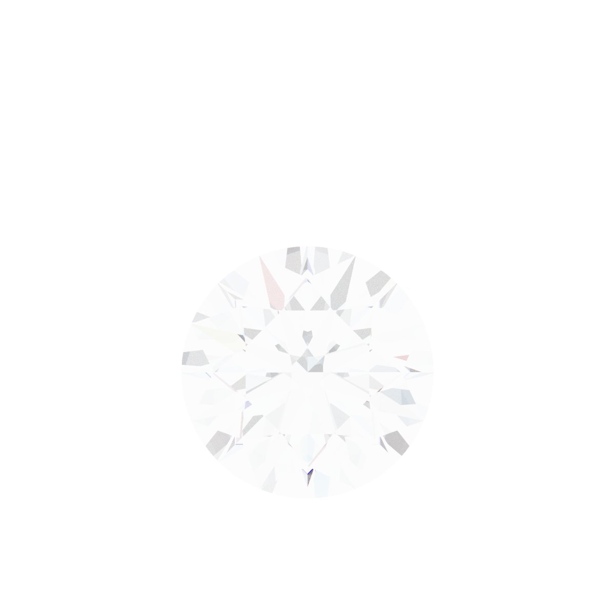 Round Bezel-Set Dangle