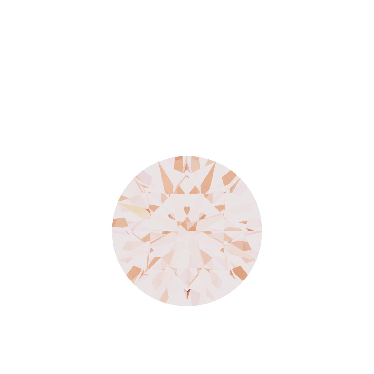 Round Bezel-Set Dangle