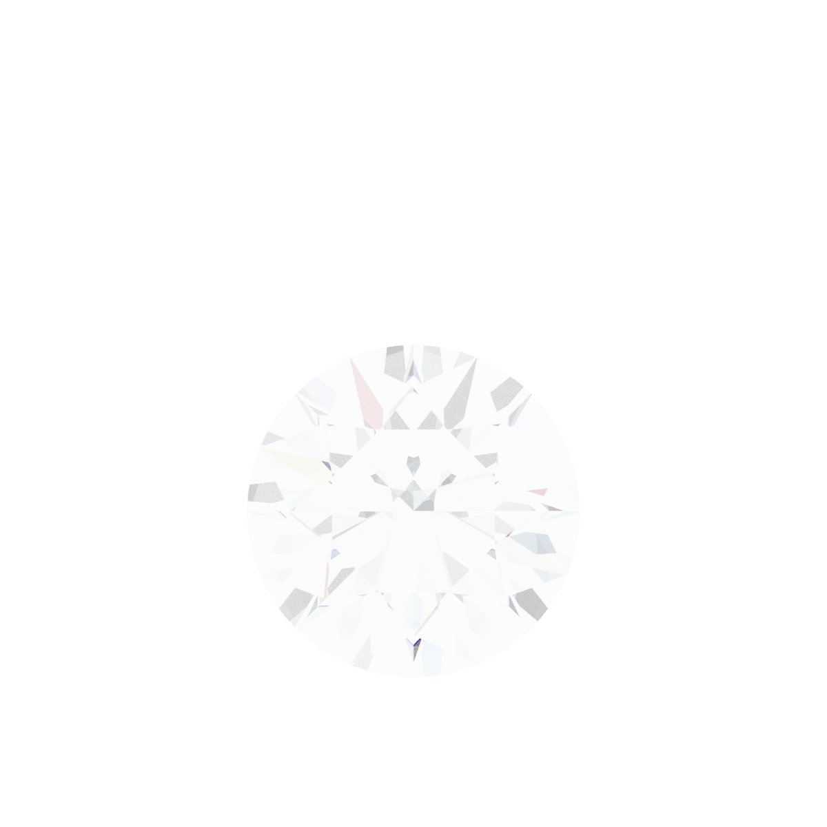 Round Bezel-Set Dangle