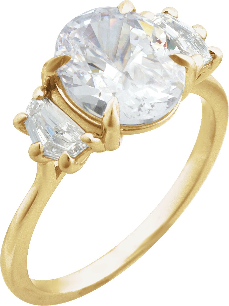 Three-Stone Engagement Ring or Band
