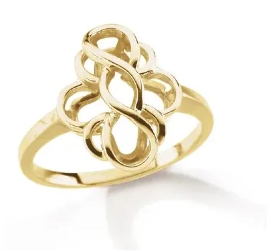 Gold Freeform Ring