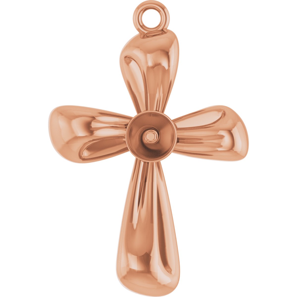 Pearl Cross Dangle