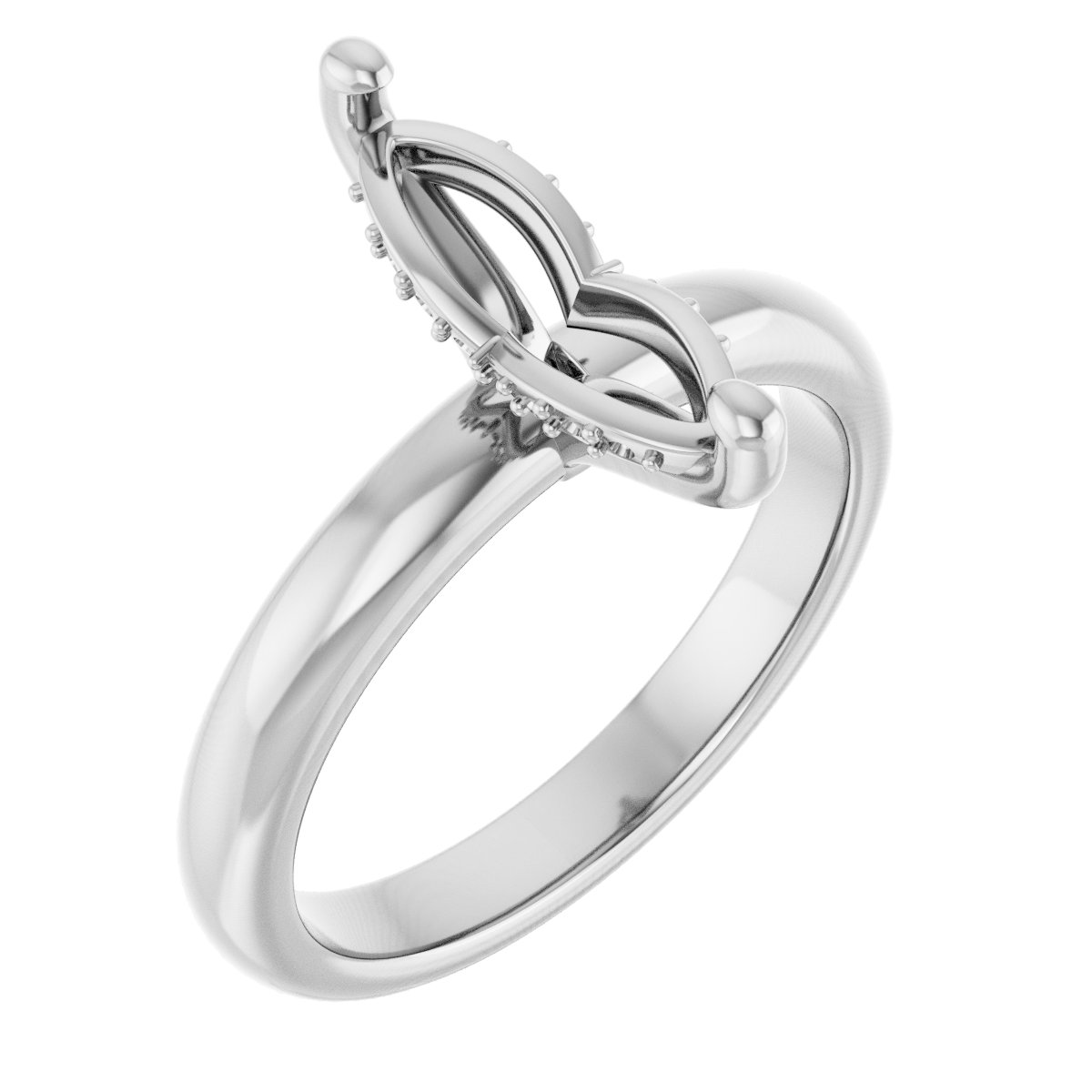 Hidden Halo-Style Engagement Ring