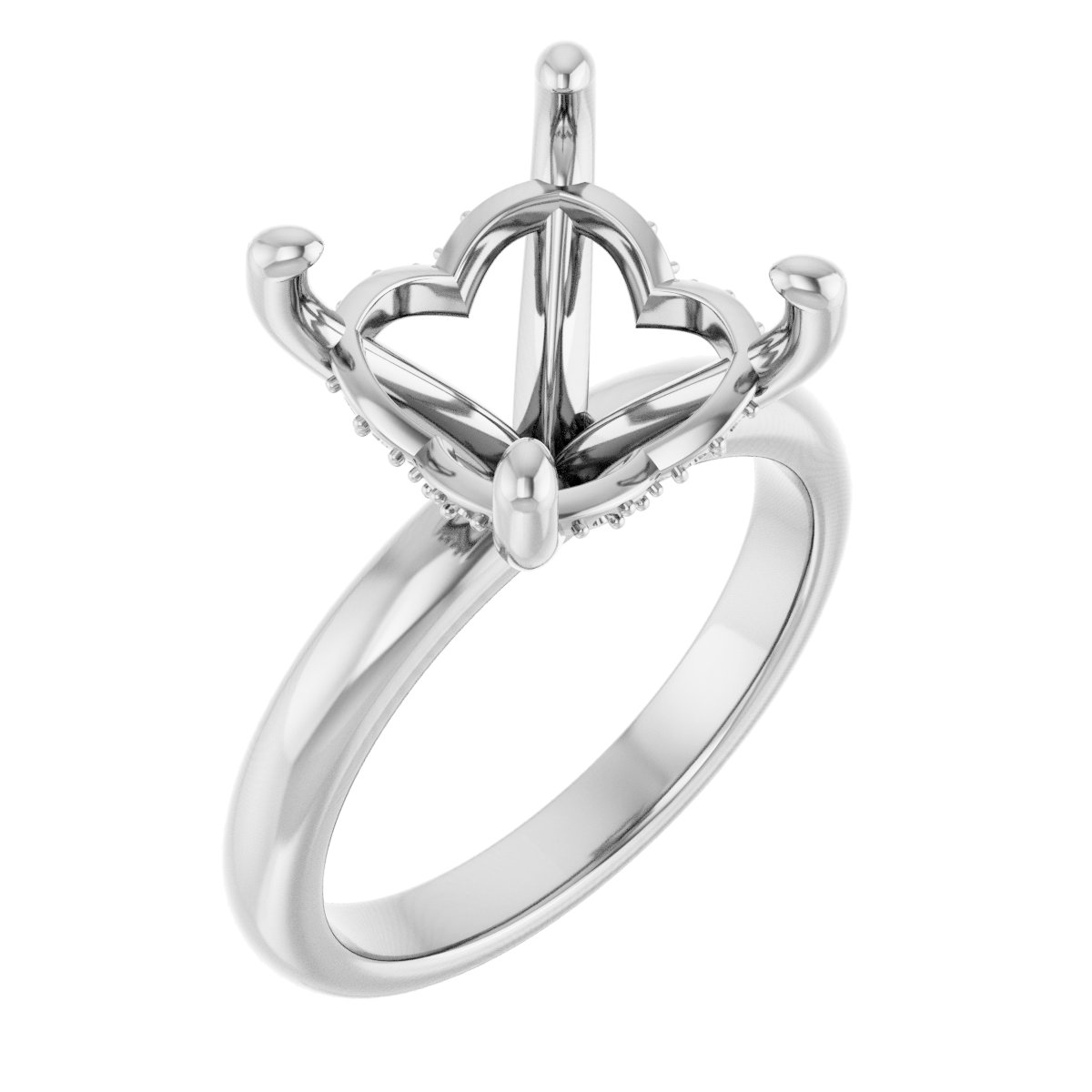 Hidden Halo-Style Engagement Ring