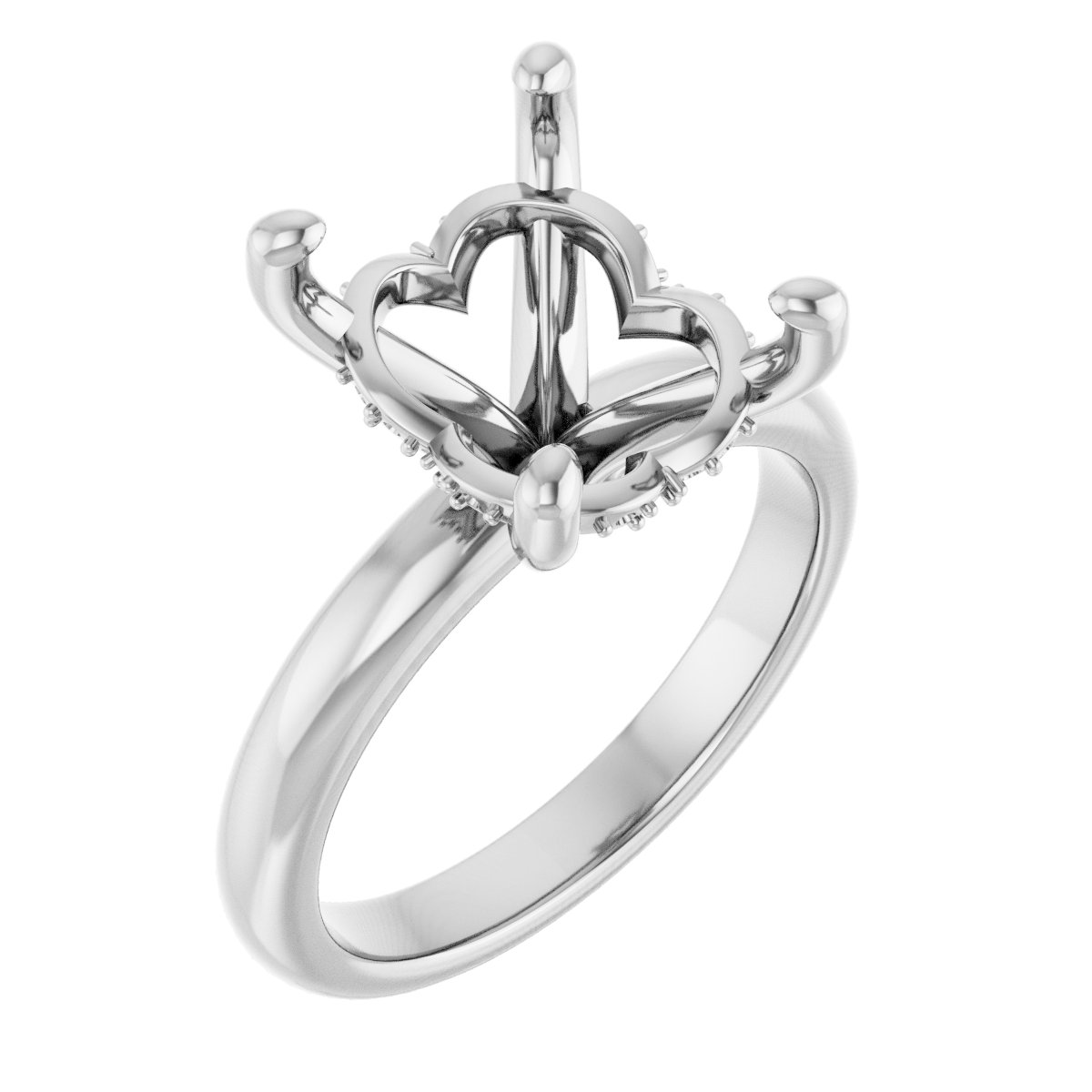 Hidden Halo-Style Engagement Ring
