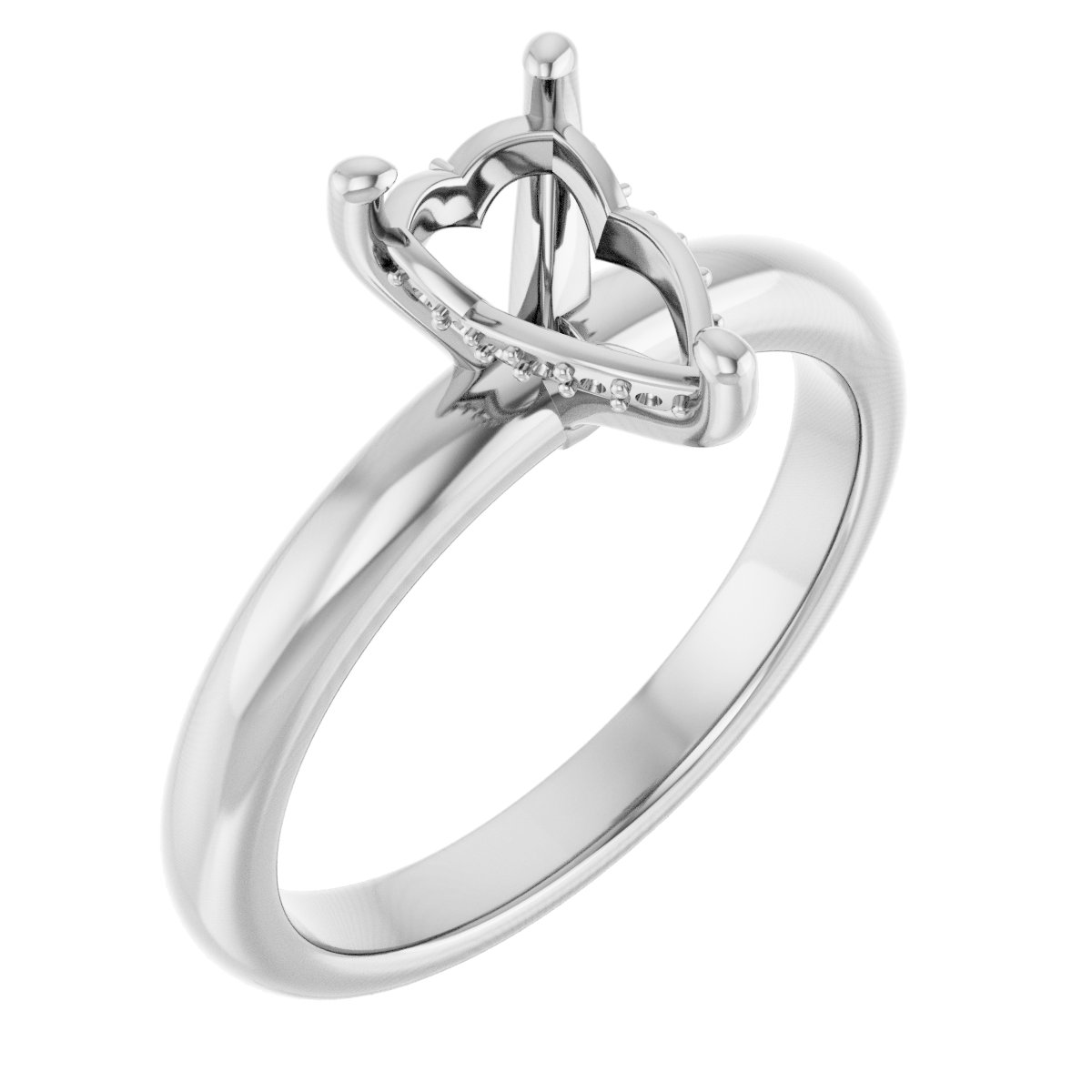 Hidden Halo-Style Engagement Ring