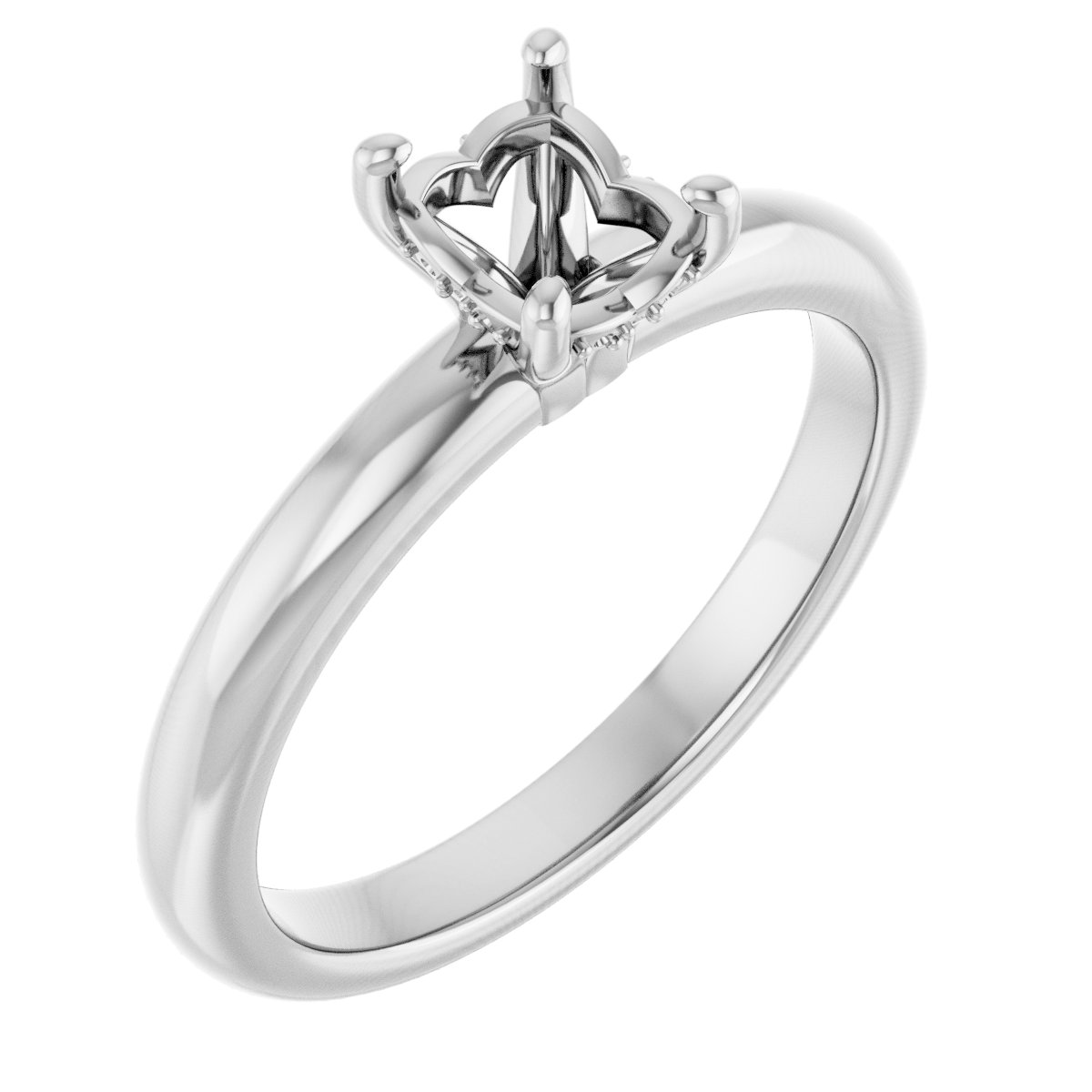 Hidden Halo-Style Engagement Ring