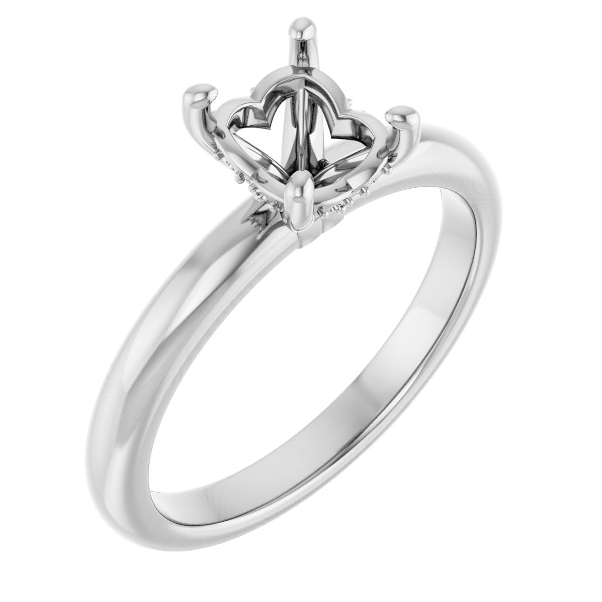 Hidden Halo-Style Engagement Ring