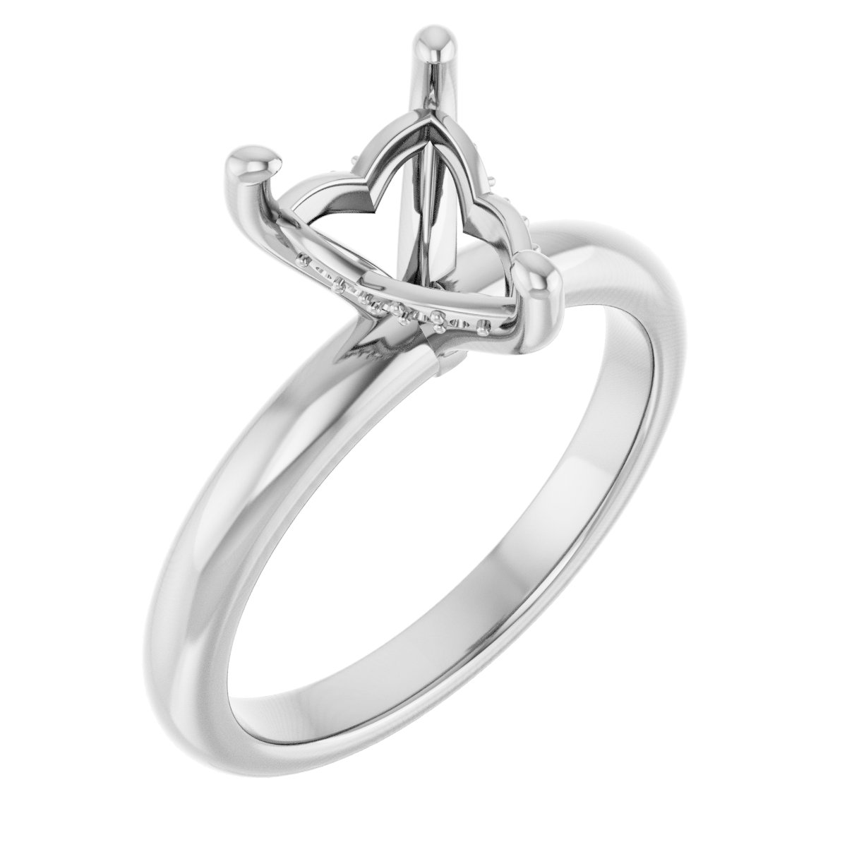 Hidden Halo-Style Engagement Ring