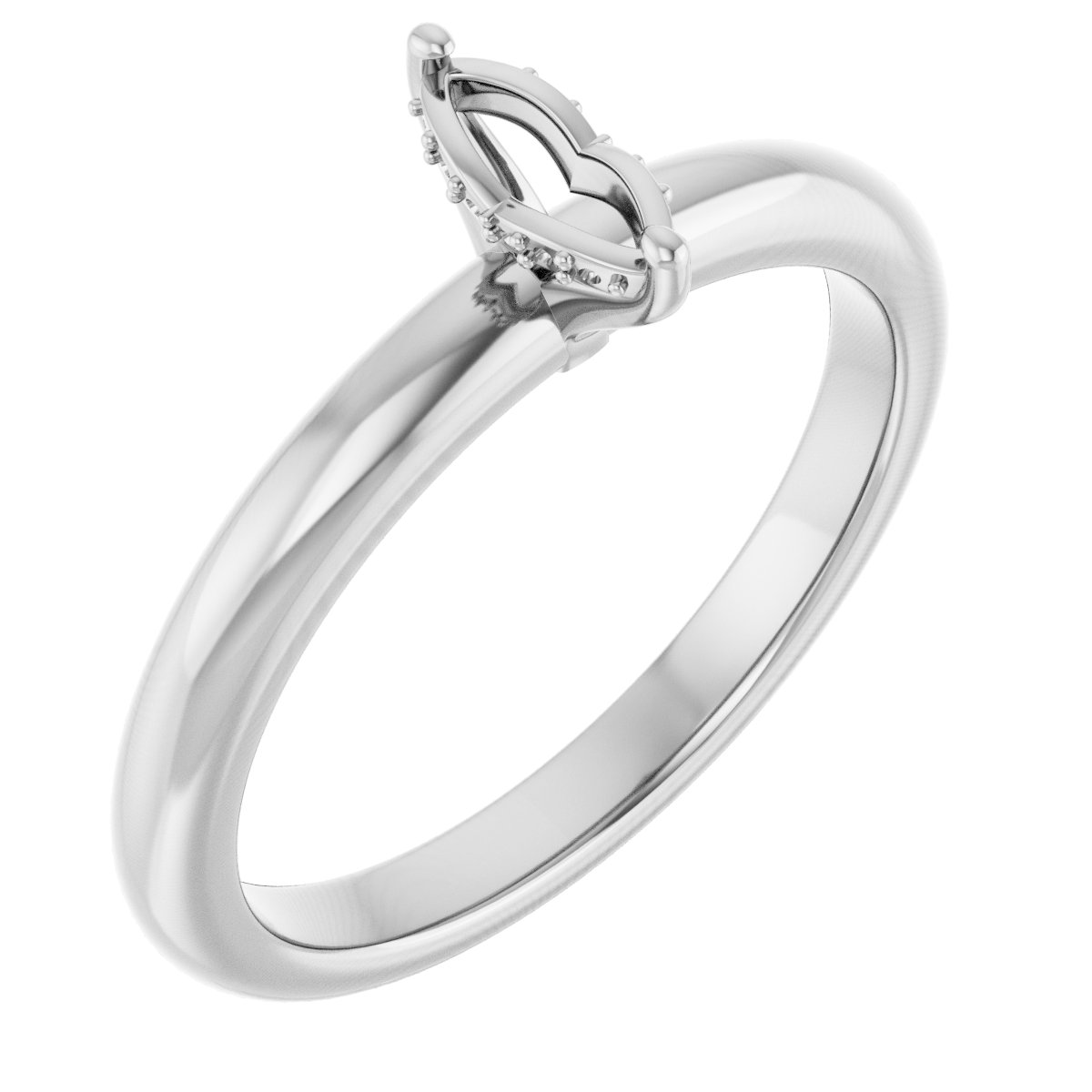 Hidden Halo-Style Engagement Ring