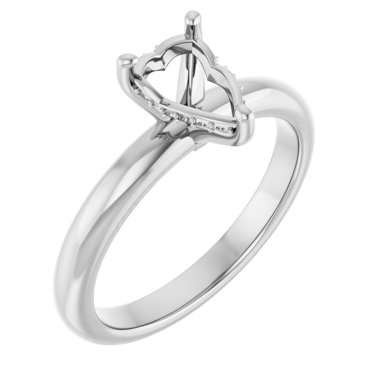 Hidden Halo-Style Engagement Ring