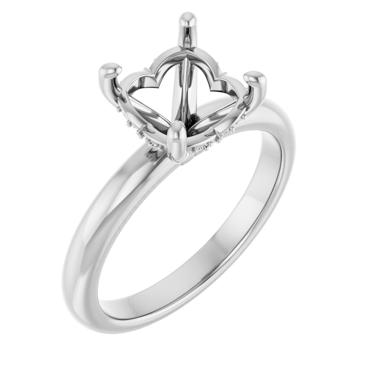 Hidden Halo-Style Engagement Ring