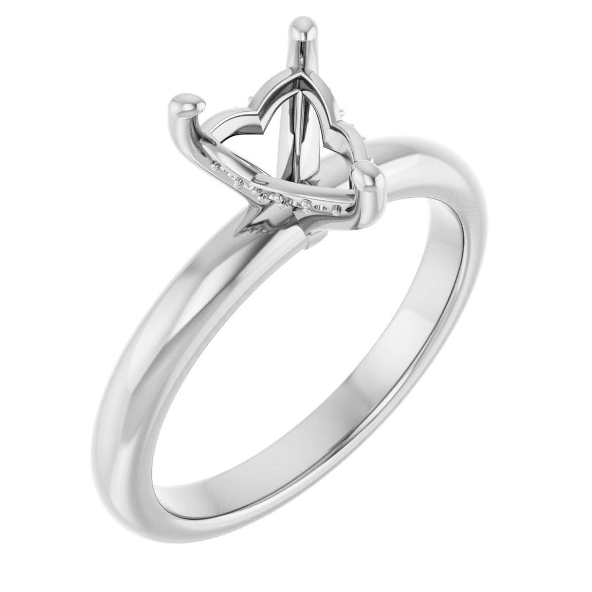 Hidden Halo-Style Engagement Ring