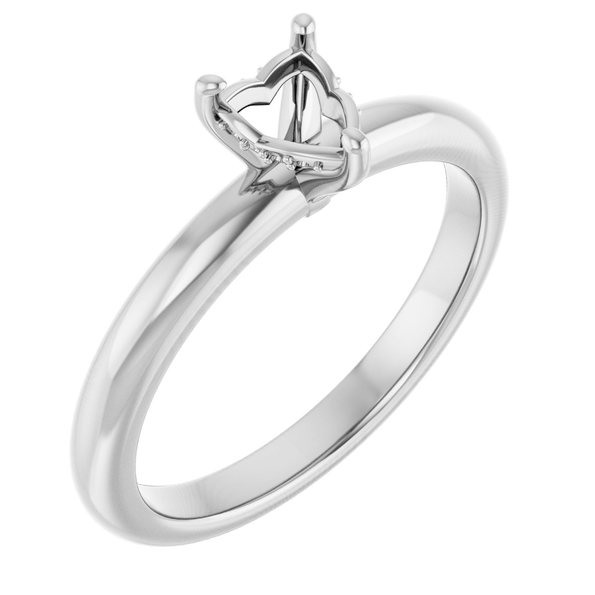 Hidden Halo-Style Engagement Ring