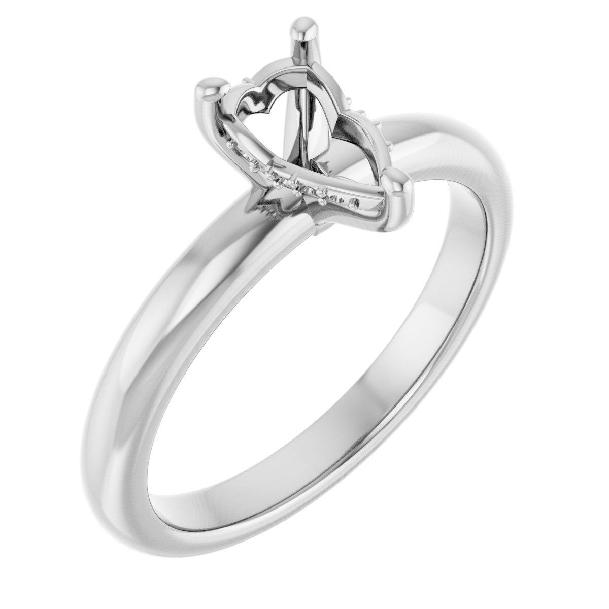 Hidden Halo-Style Engagement Ring