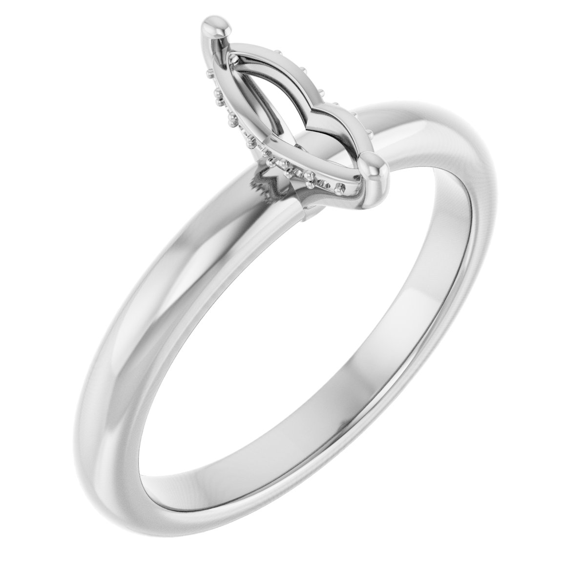 Hidden Halo-Style Engagement Ring