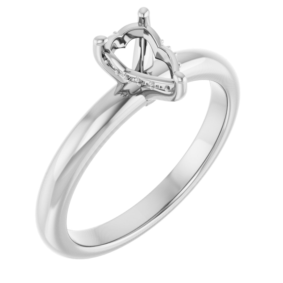 Hidden Halo-Style Engagement Ring