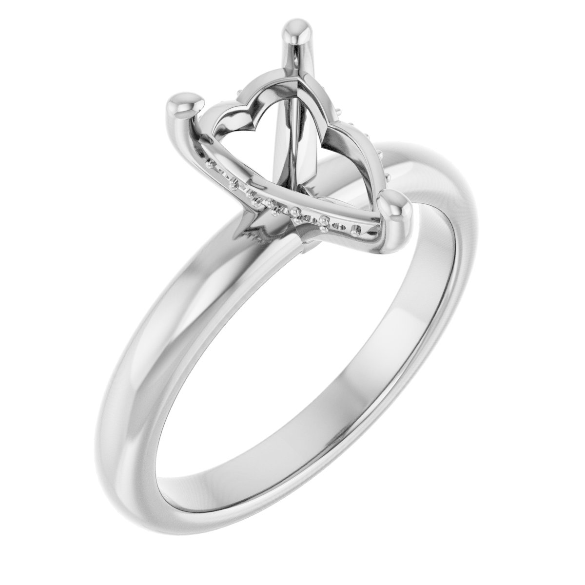 Hidden Halo-Style Engagement Ring