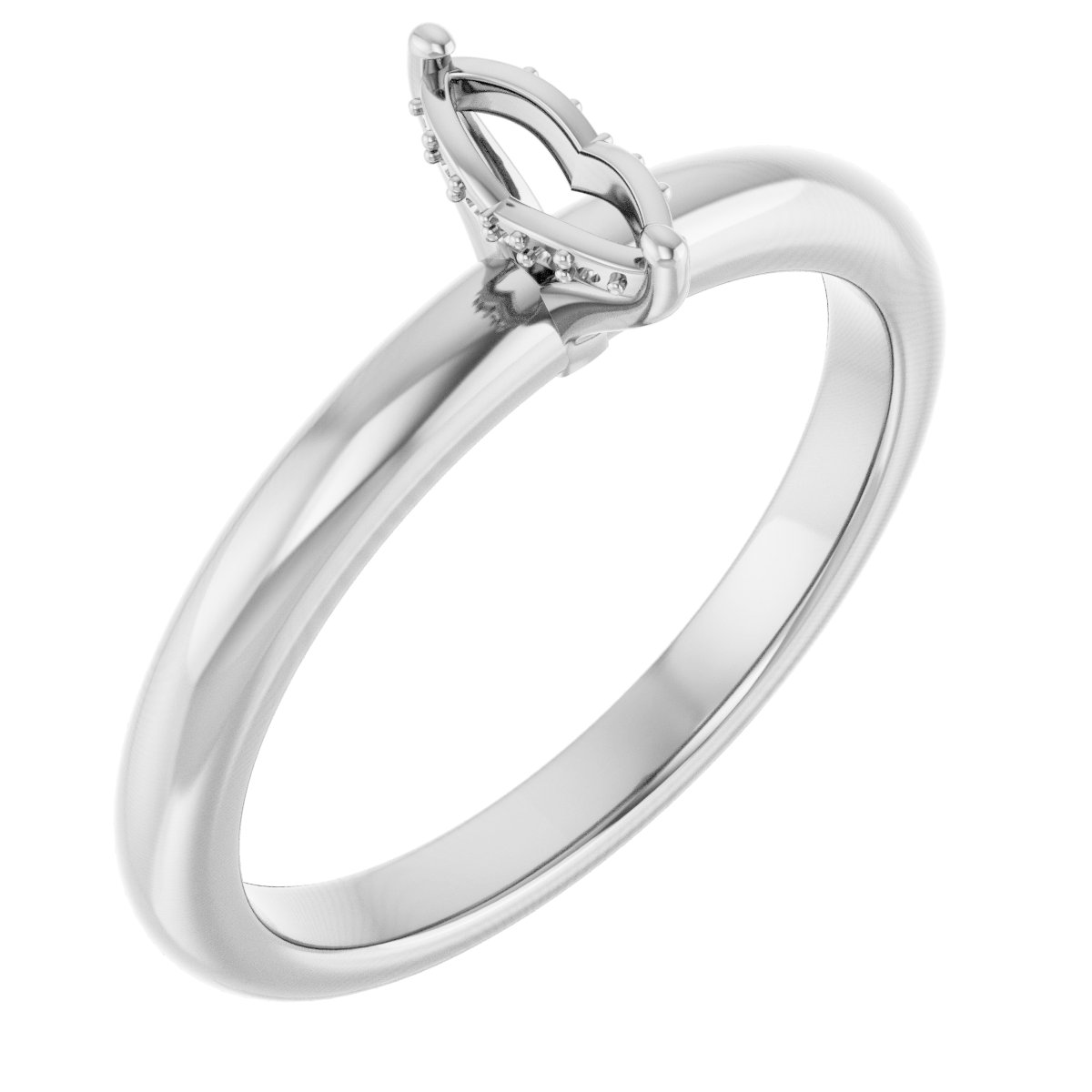 Hidden Halo-Style Engagement Ring