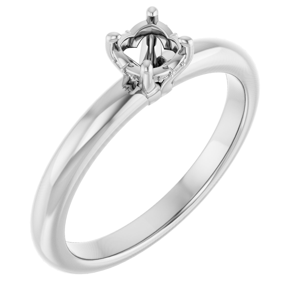 Hidden Halo-Style Engagement Ring