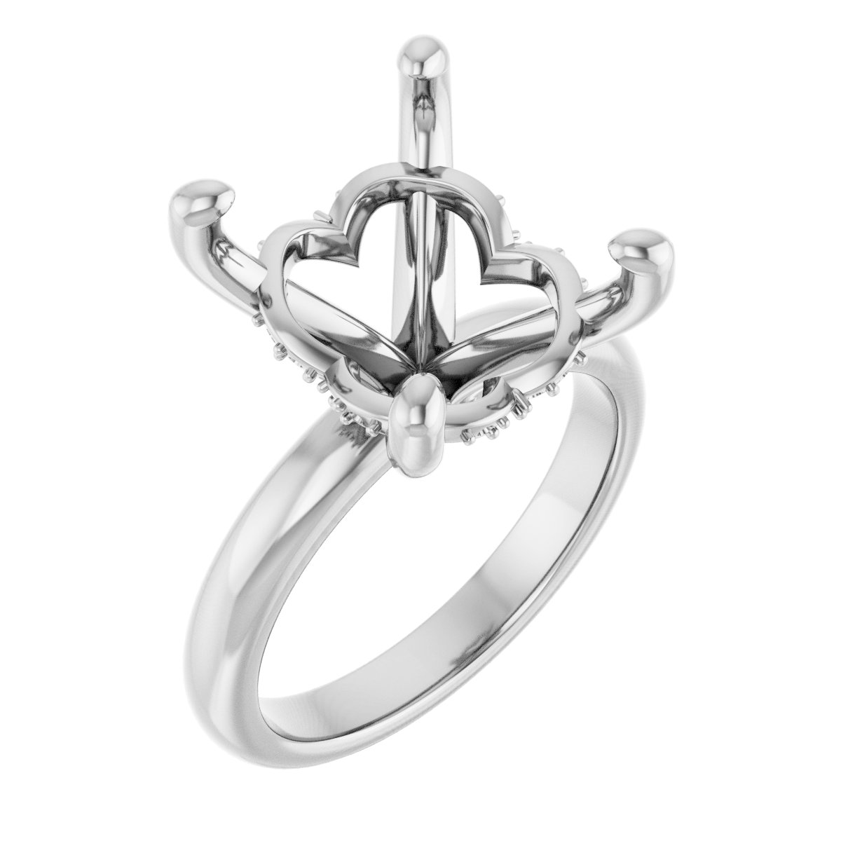Hidden Halo-Style Engagement Ring