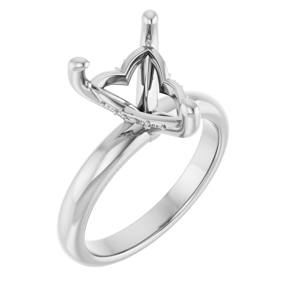 Hidden Halo-Style Engagement Ring