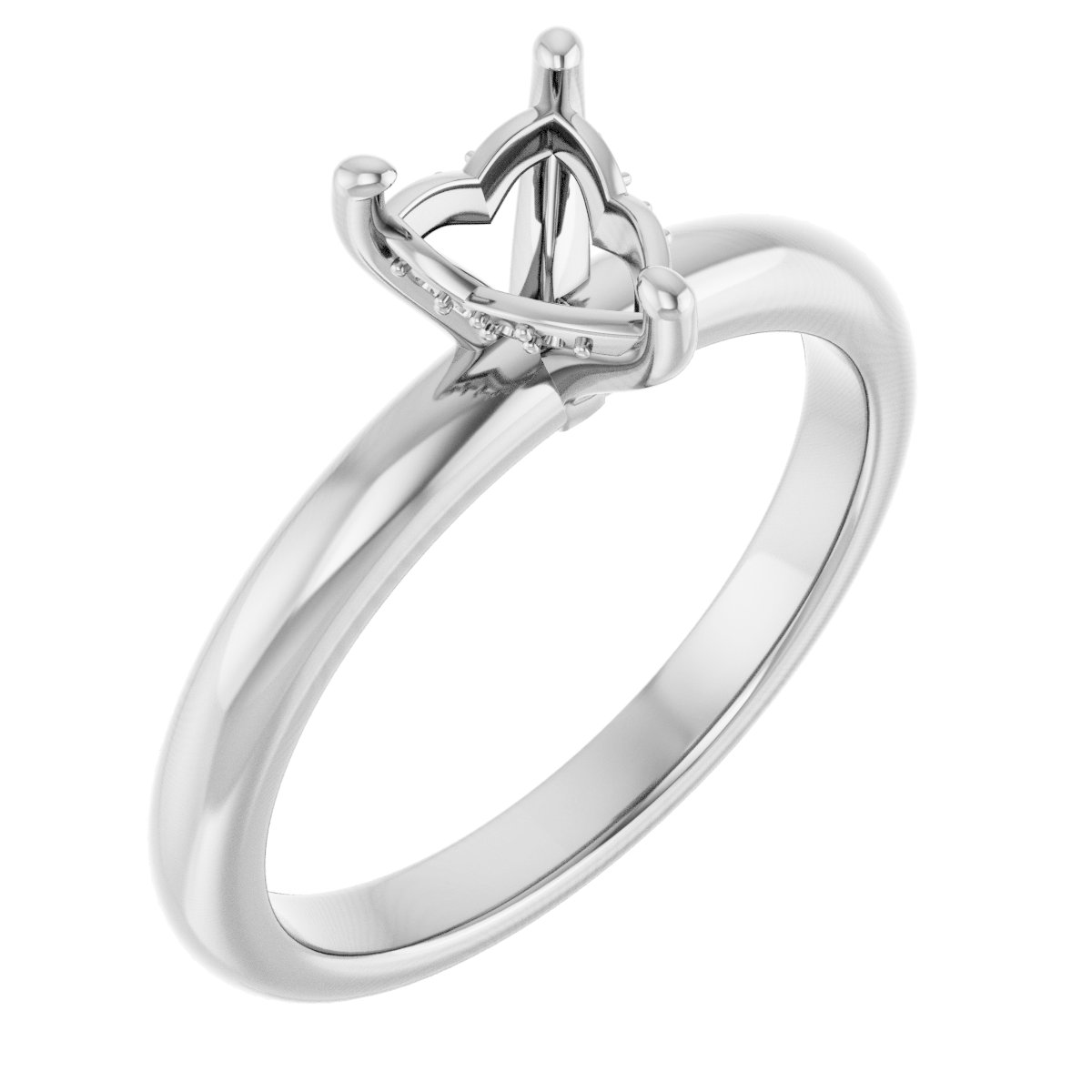 Hidden Halo-Style Engagement Ring