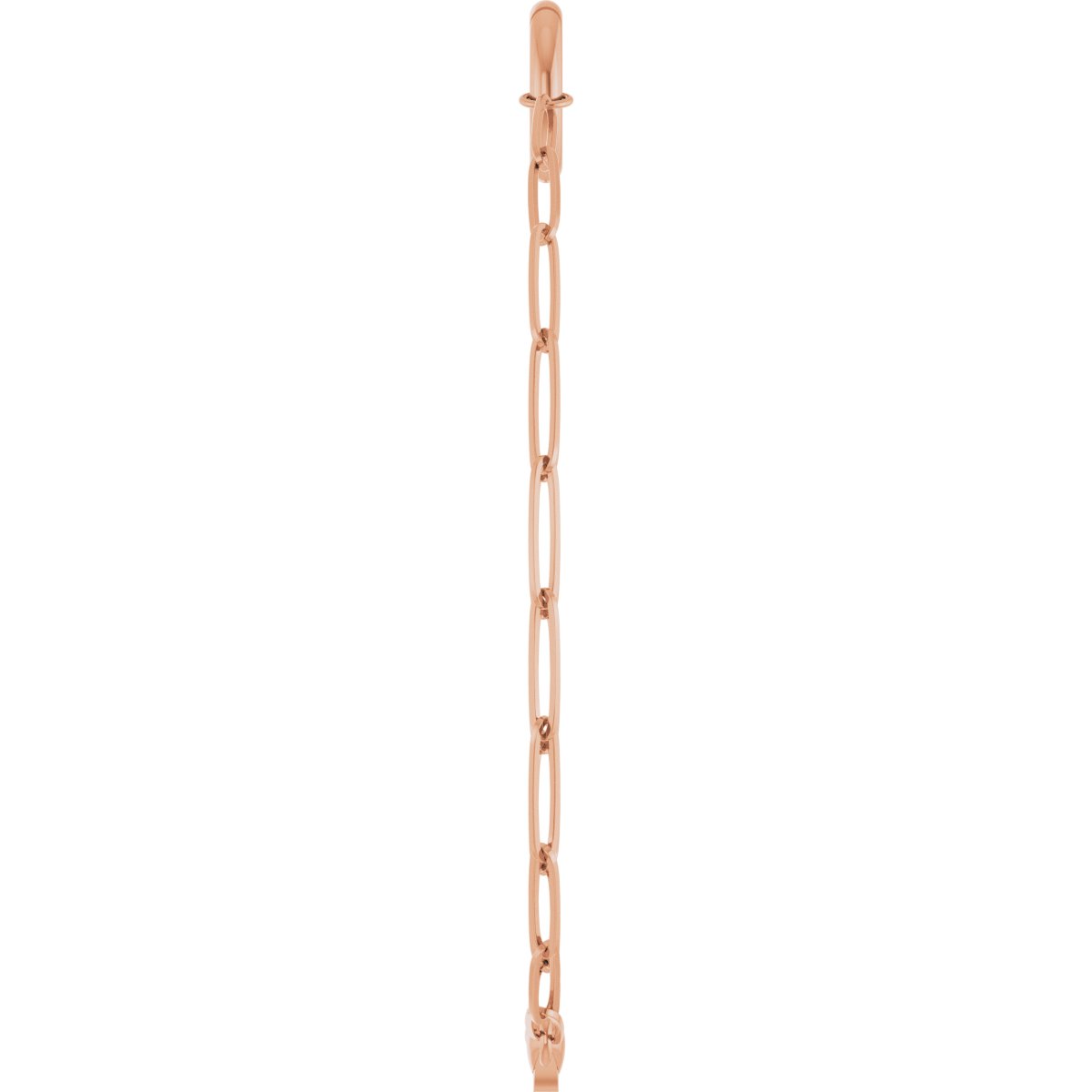 14K Rose Gold Charm 7 Bracelet
