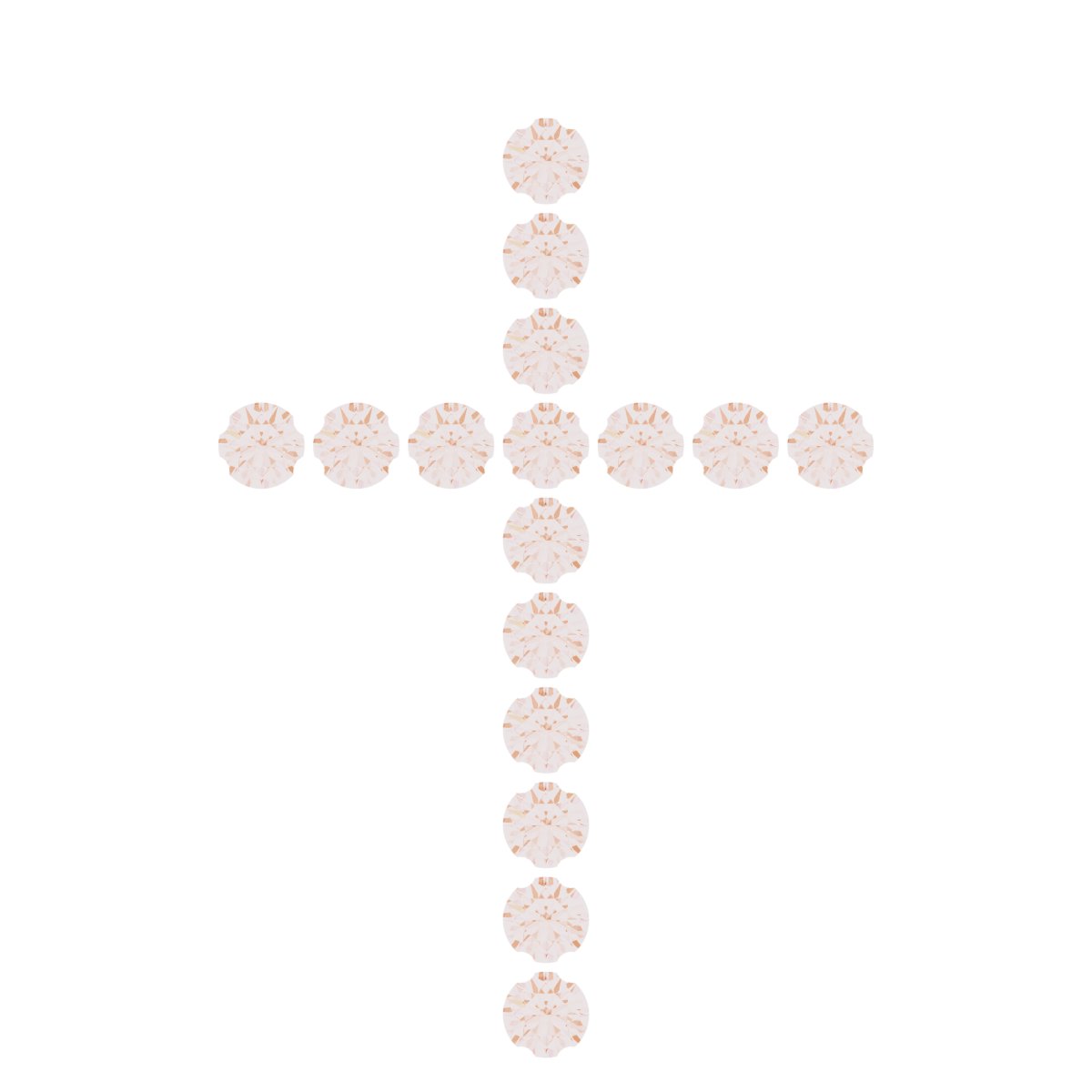 Accented Cross Dangle