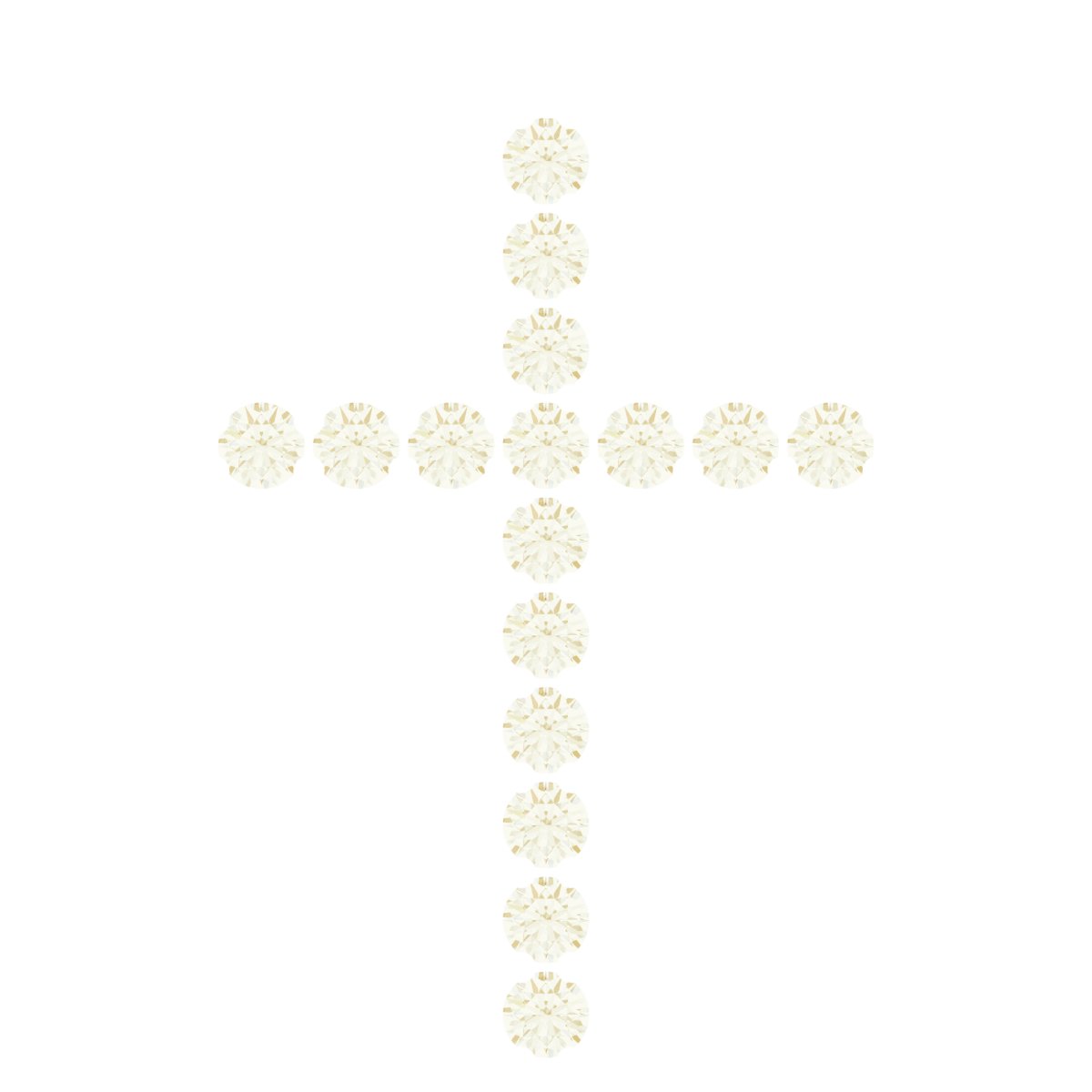 Accented Cross Dangle