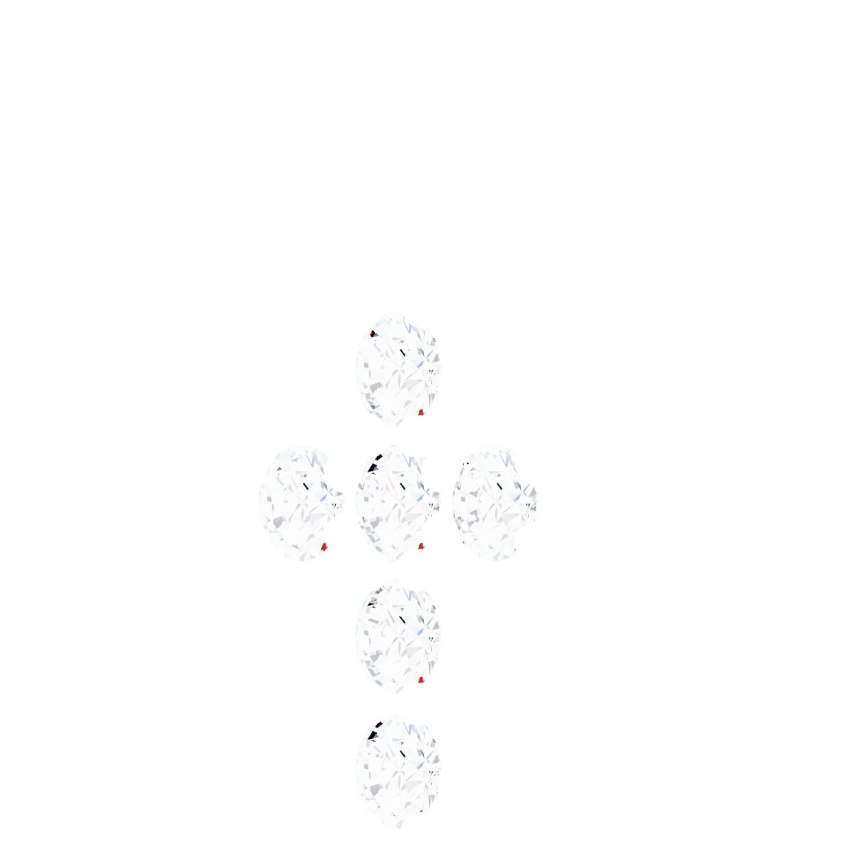 Alternative view of Accented Cross Pendant