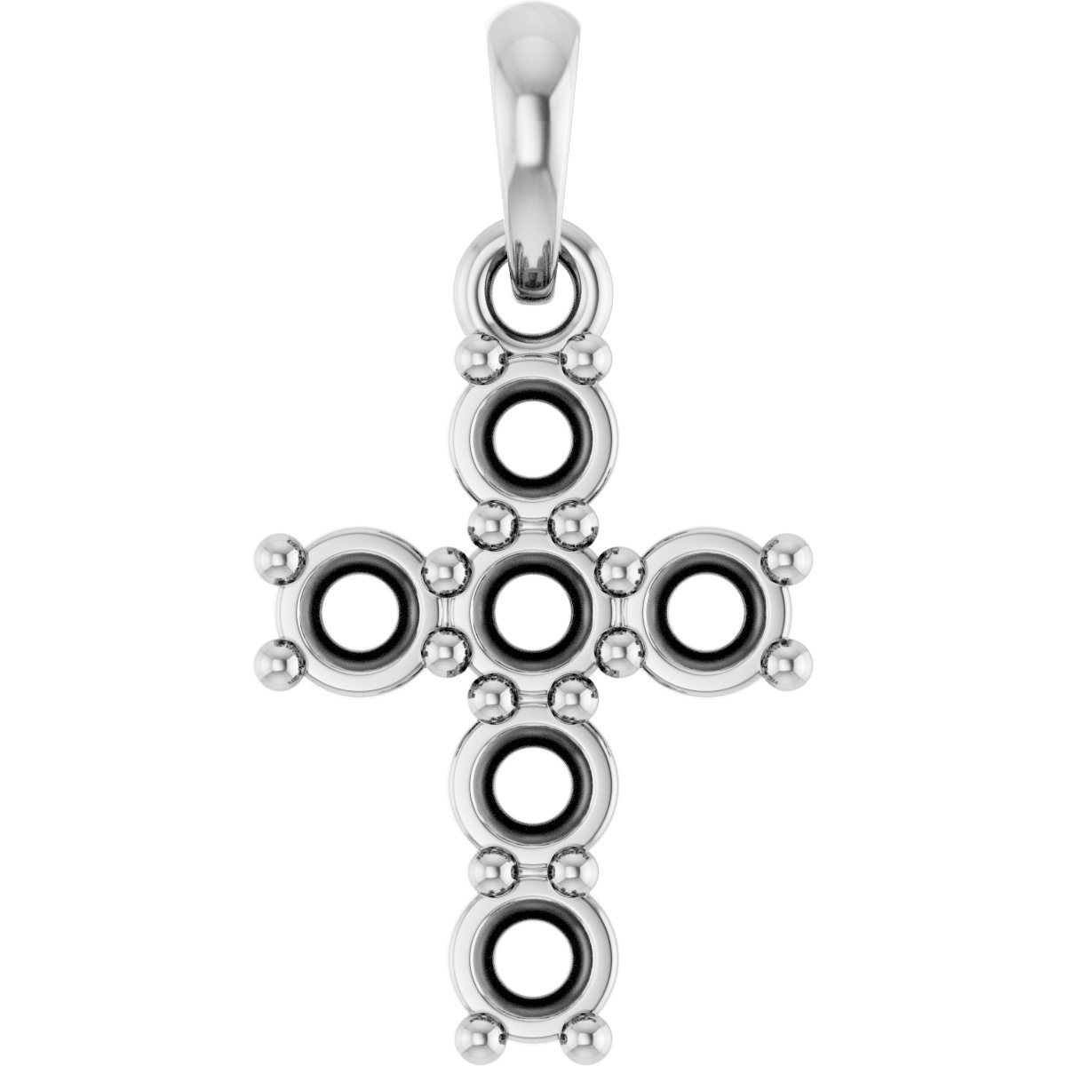 Accented Cross Necklace or Pendant