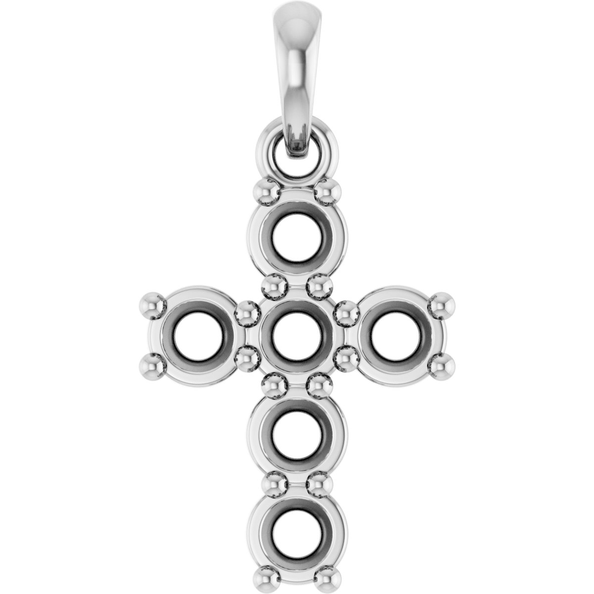 Accented Cross Necklace or Pendant