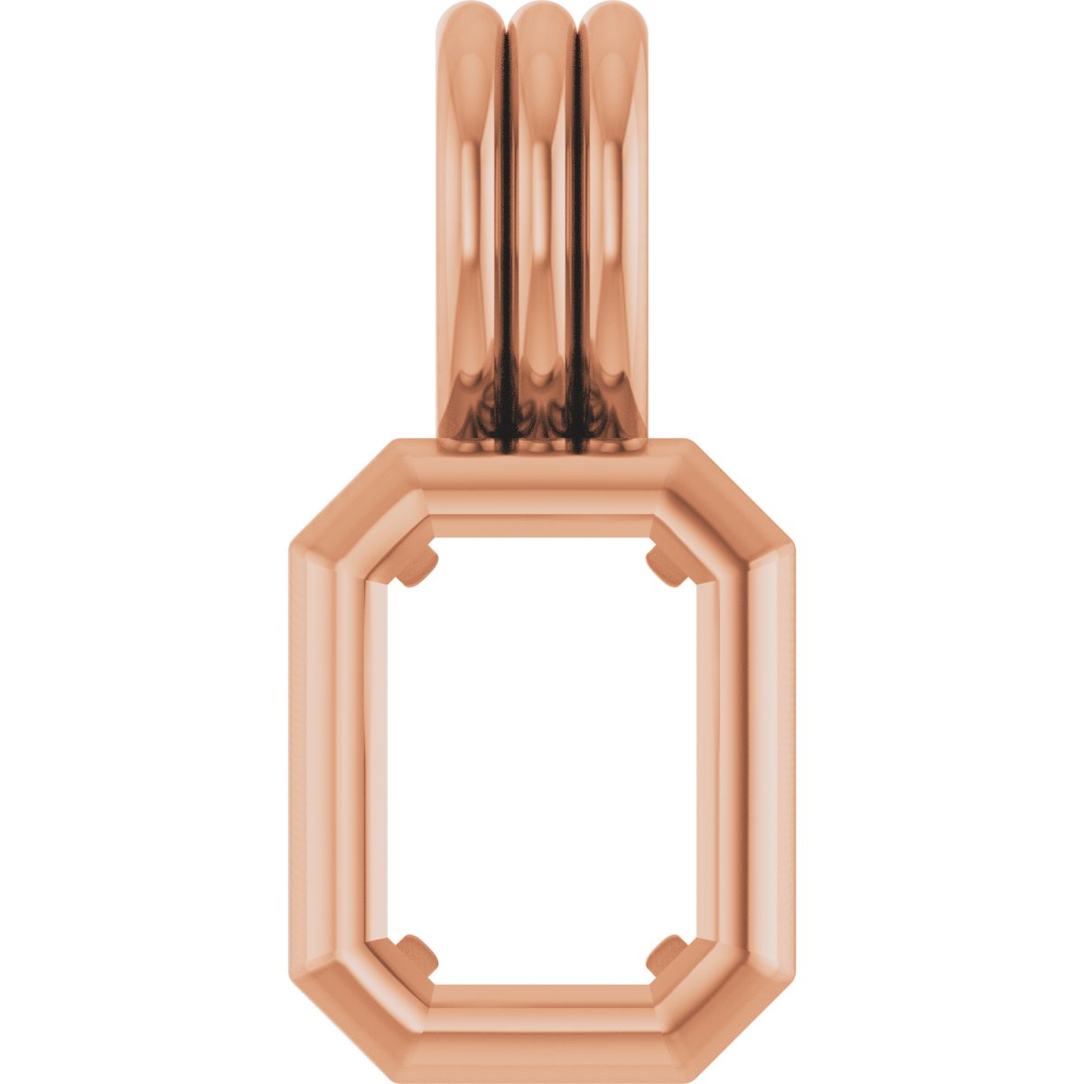 Back-Set Solitaire Necklace or Pendant