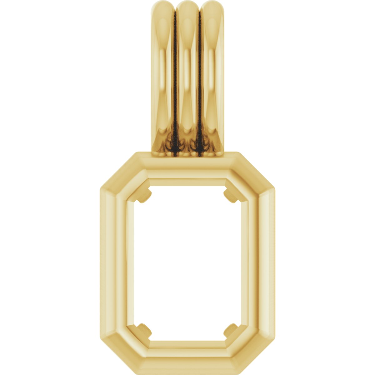 Back-Set Solitaire Necklace or Pendant