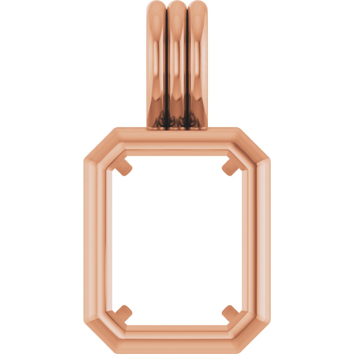 Back-Set Solitaire Necklace or Pendant
