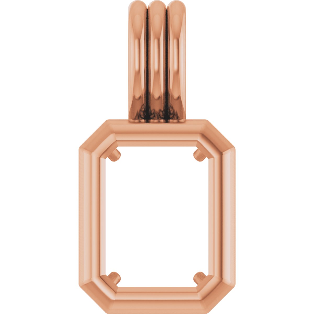 Back-Set Solitaire Necklace or Pendant