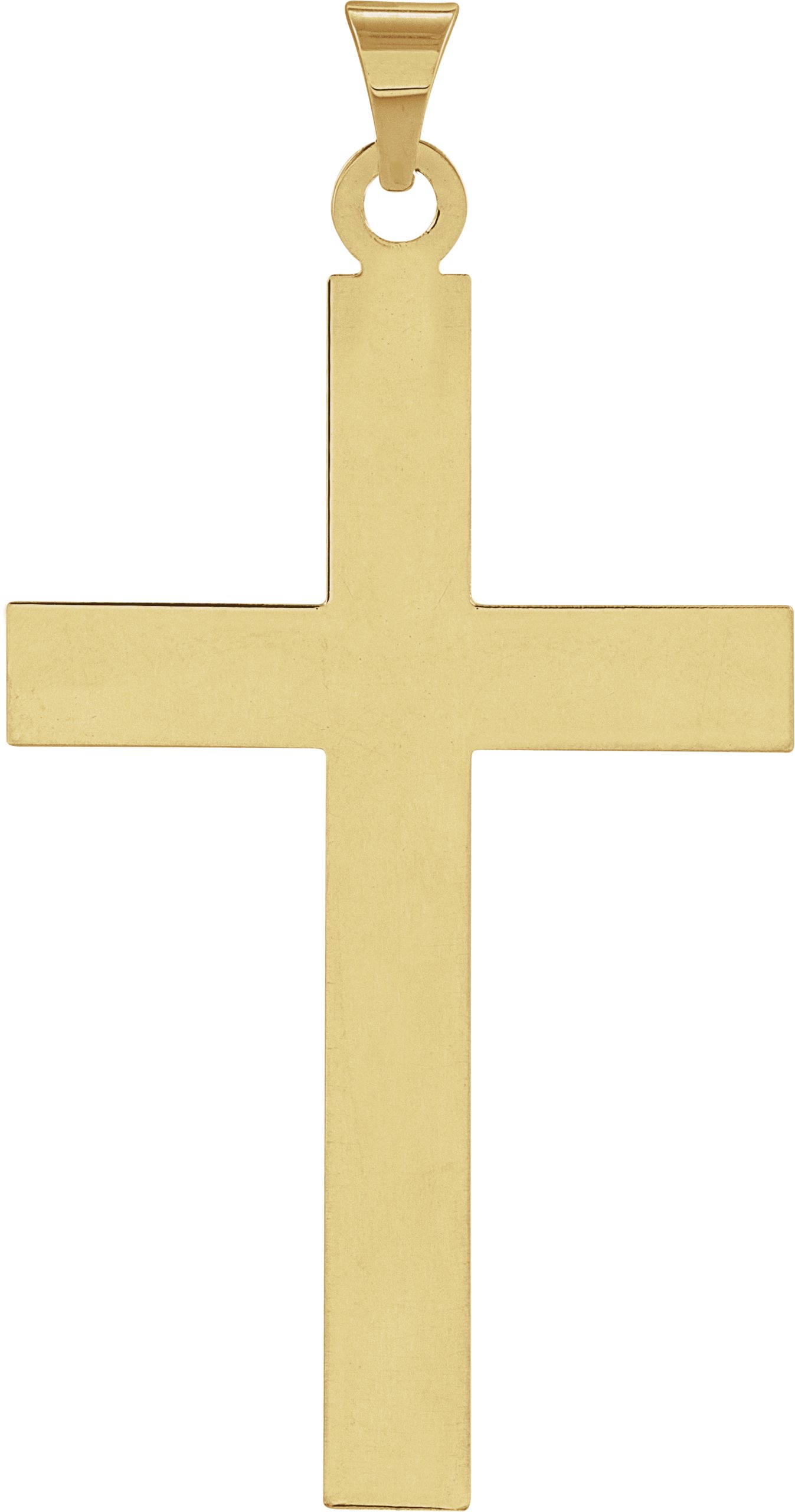 14K Yellow 39 x 25 mm Cross Pendant